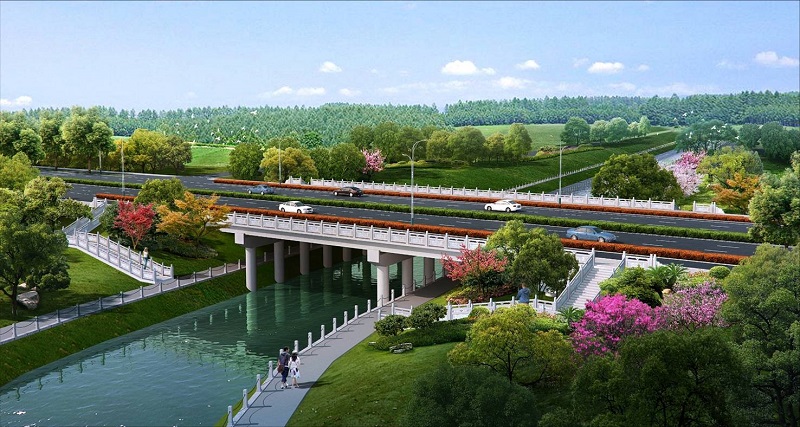濛河路跨板桥河桥（钢箱梁）